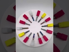 Krótkie flety dodatkowo długie końcówki młyny radiusz końcówki rogu młyna Naco4 powlekany węglowodorek końcówka młyna 5 mm