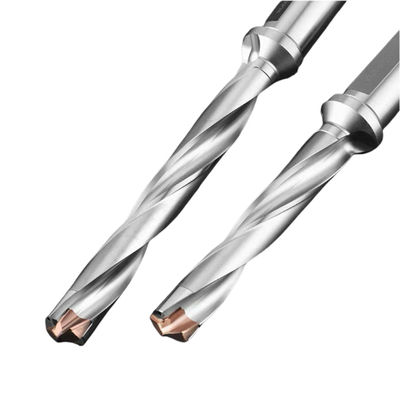 Dobra cena. 10D Tungsten Steel Crown Drill Bit Spiral Flute Indexable Carbide Drill Bit Deep Hole Drilling Tools w sieci