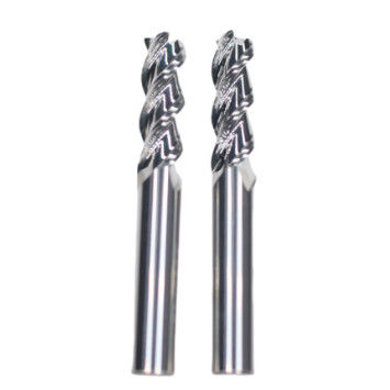 Dobra cena. 12mm Dia 12*45*12*100 HRC55 3 Flutes Flat Carbide End Mills For Aluminium Uncoated Type Machine Finish Machining w sieci