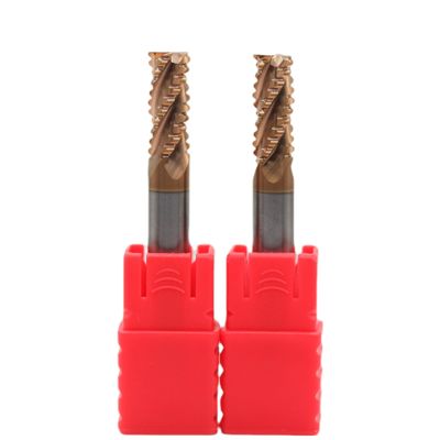 Dobra cena. 8mm HRC55 4 Flutes Karbid Roughing End Mills TiAISiN powleczone dla stali i żelaza w sieci