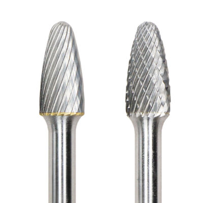 Dobra cena. SF Drzewo kształt promieniowanie końca jednokrojny Tungsten Carbide Burr z 6 mm szczyp w sieci