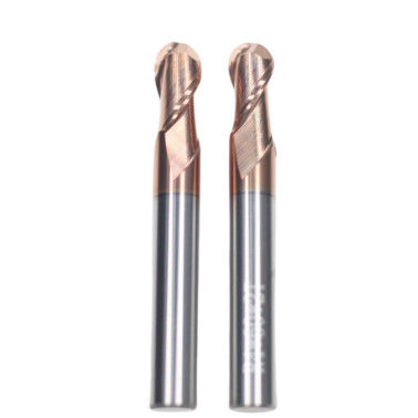 Dobra cena. 8mm Dia R4*8*16*8*60 2Flutes TiAISiN Karbid Piłka Nose End Mill dla stali węglowej Stopu stali żeliwa w sieci