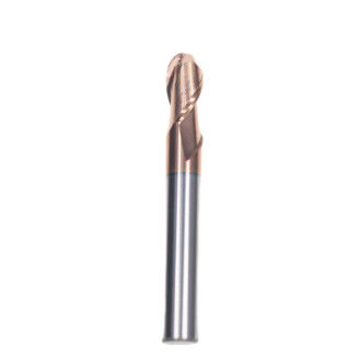 Dobra cena. 8mm Dia R4*8*16*8*100L 2Flutes TiAISiN Karbid Piłka Nose End Mill dla stali węglowej Stopu stali żelaza odlewanego w sieci