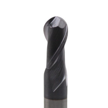 Dobra cena. 16mm 2 Flutes Ball End Mill R8*16*32*16*100 2 Flutes Ball End Mill AITiN powlekany do stali węglowej, stali stopowej, stali nierdzewnej, żeliwa w sieci