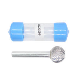 Dobra cena. 8mm Szynka D-Ball kształt 22mm Cut Dia Carbide Burrs Double Cut Carbide Rotary Burr w sieci