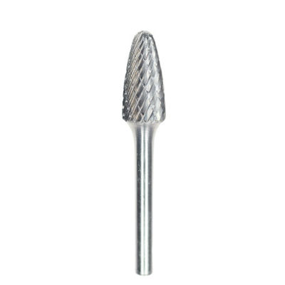 jakość Kształt drzewa SF-5 1/2 "Cierścienność Tungstanu Karbid Rotary Burr z 1" długości łodygi na 1/4 "Cierścienność łodygi fabryka