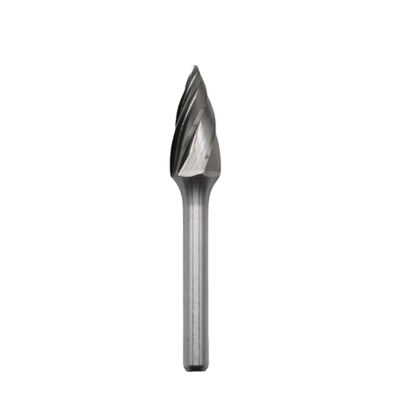 W kształcie G standardowy karburowy burr 10mm*20mm Wąskie drzewo karburowe burr na 6mm szczyt aluminiowy cięcie