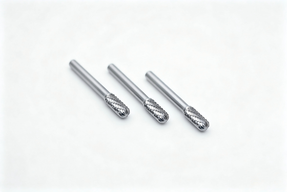 Dobra cena. 9.5mm Dia Niestandardowe Burs Karburowy z promieniem cylindrycznym z 6mm szczyp standardowym podwójnym cięciem w sieci